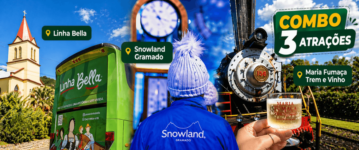 combo snow, linha bella e maria fumaca