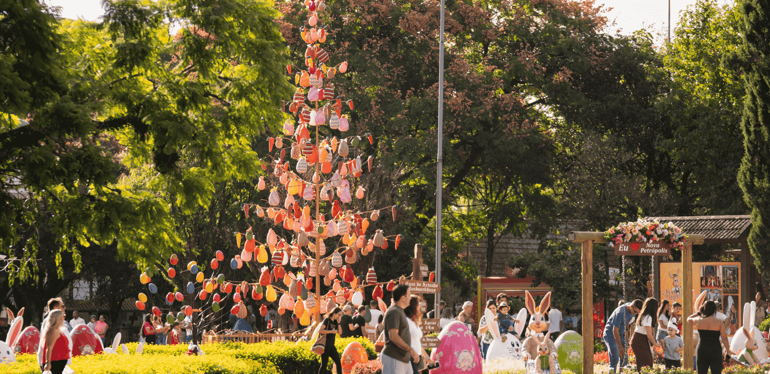 Doce e decorada, Nova Petrópolis se prepara para a Páscoa