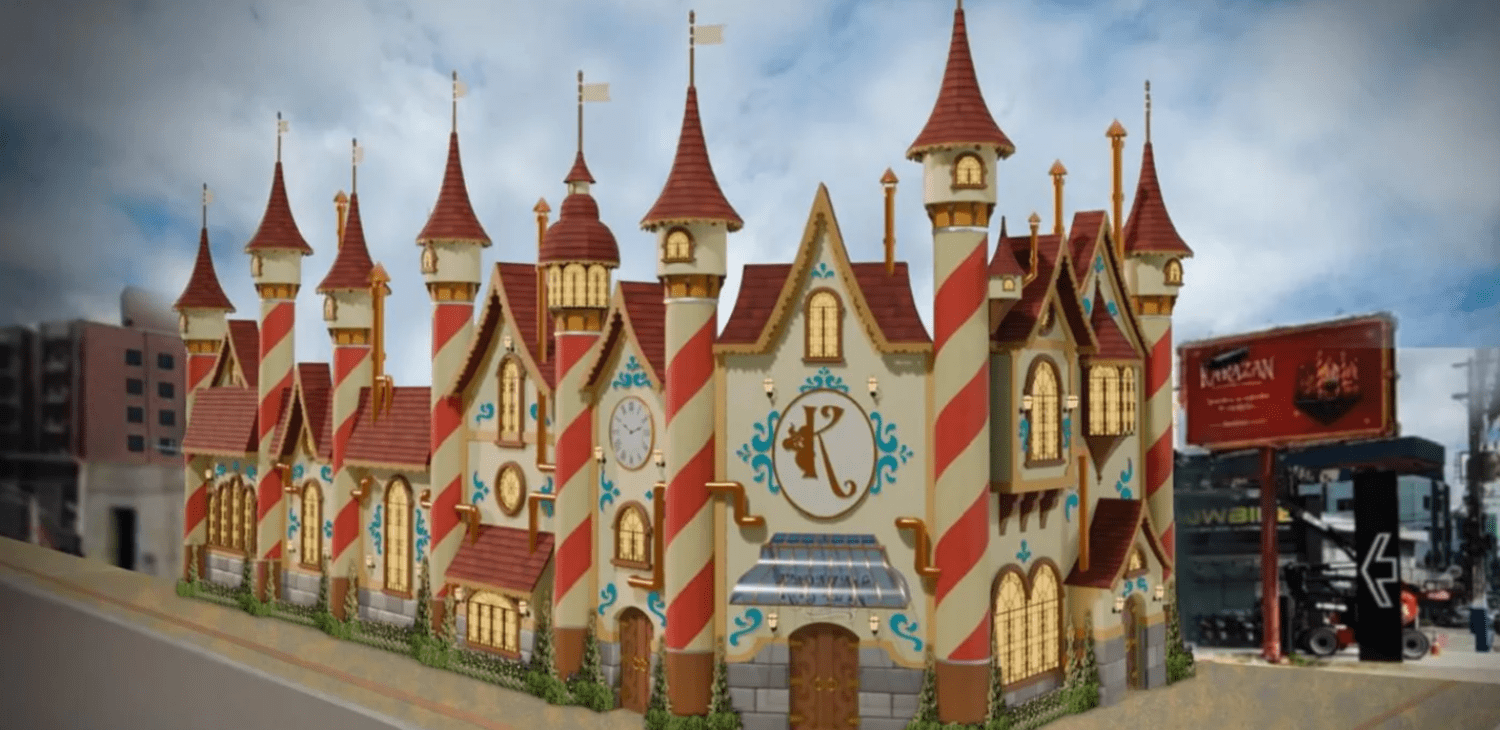 Castelo temático transforma Balneário Camboriú