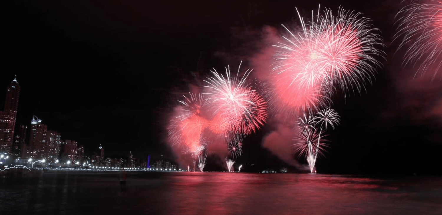 Réveillon em Balneário terá 15 minutos de fogos